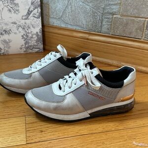 Michael Kors Women's Cream Sneakers.  Size 11